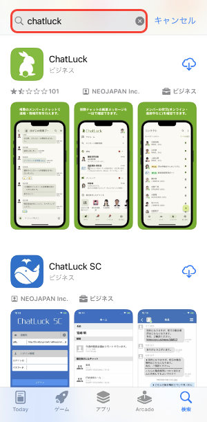 ChatLuckと検索