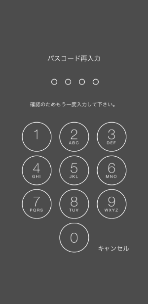 プライバシー設定のキャプチャ