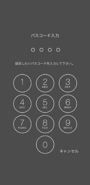 プライバシー設定のキャプチャ