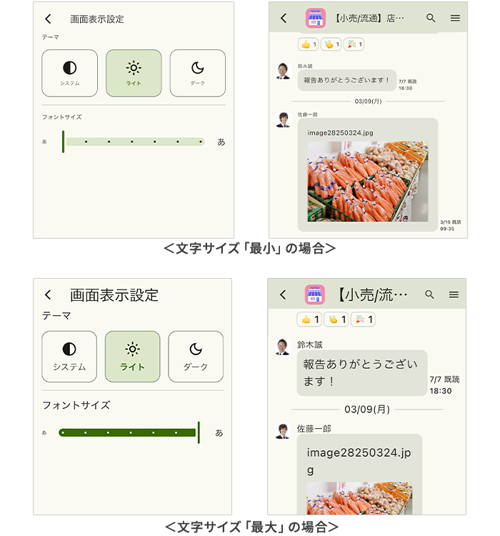 スマートフォンアプリの改善