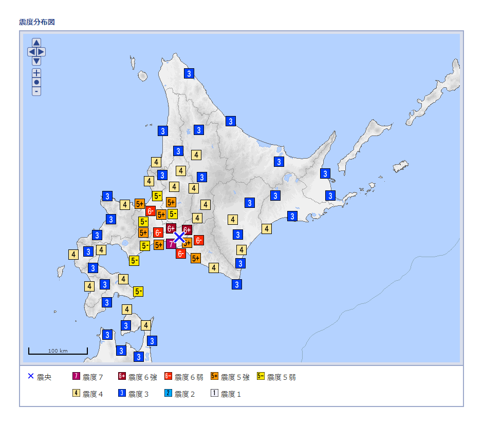 北海道胆振東部地震